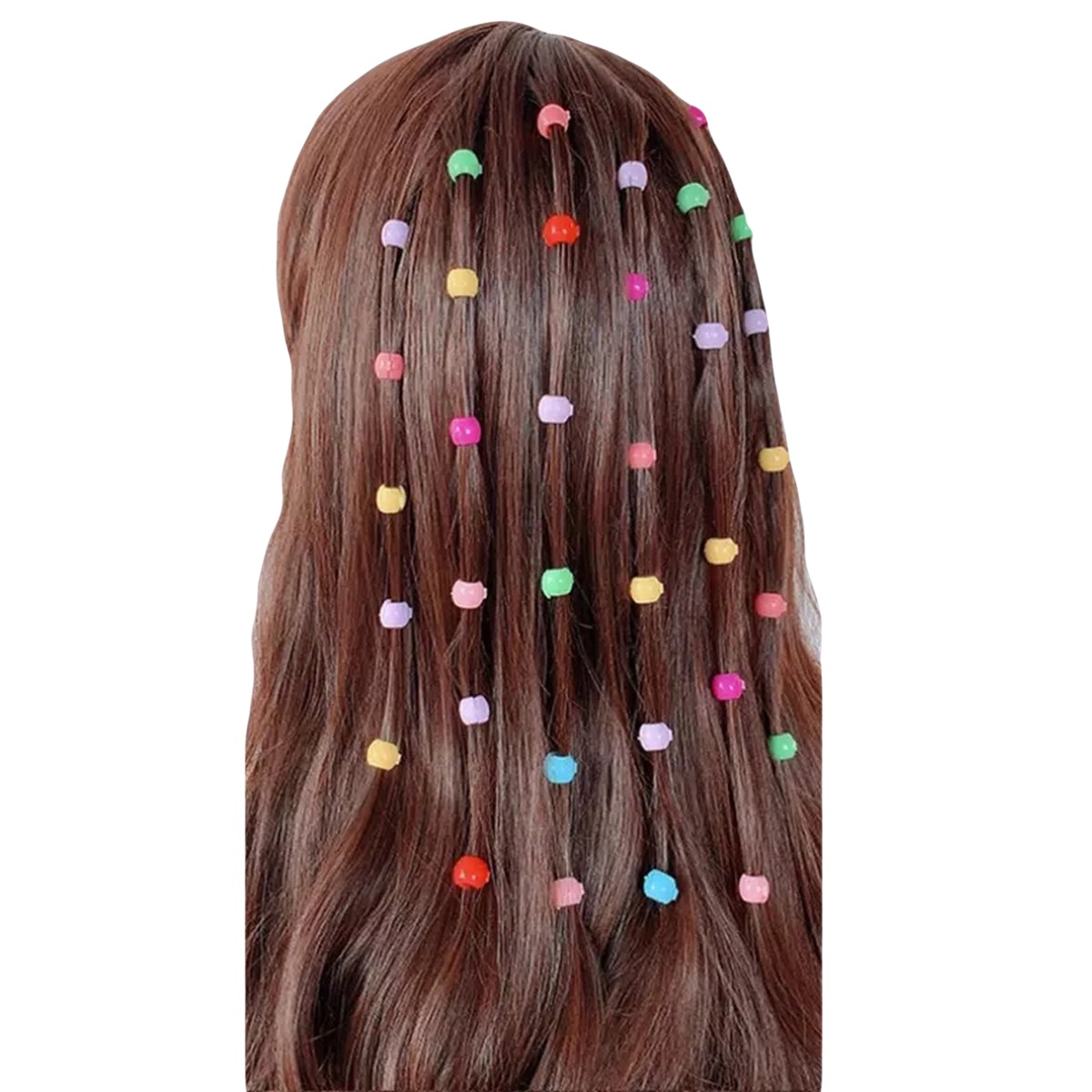 30 PCS Baby Girls Hairpins Cute Candy Color Mini Hair Clips & Hair Braids Beads Set (Random Color) - Image 3
