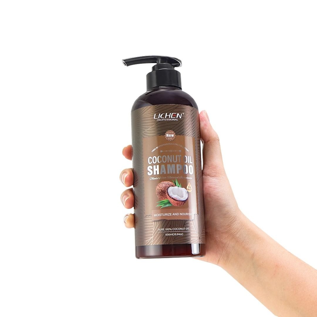 Lichen Hair Shampoo - Lichen Coconut Oil Shampoo, Sulfate Free, Paraben Free, Silicone Free, Color Safe, and Vegan Hair Shampoo - 500 ml - Image 3