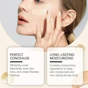 Kashees Eventone High Coverage Foundation Â Full Coverage Matte Creamy Foundation for Flawless Skin Â Lightweight, Long-Lasting (24H) Makeup Base for All Skin Types Â Bridal, Party & Daily Wear - 20ml
