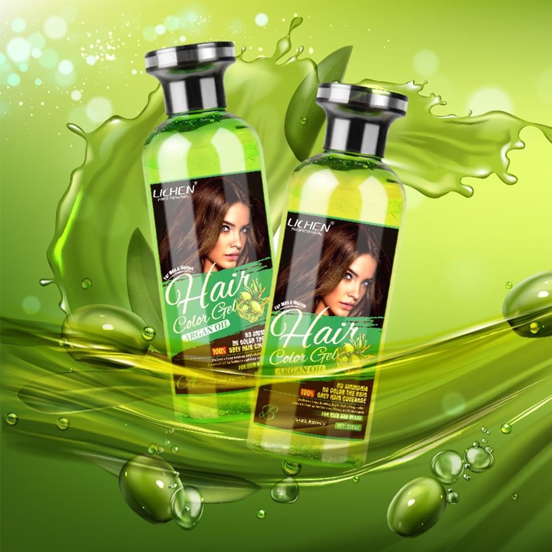 Hair Color Gel Long-Lasting Natural Hair Dye with Smooth Coverage & Shine 250 ml - Image 3
