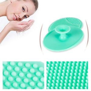 Soft Silicone Face Cleansing Brush Pad Â– Gentle Facial Washing & Exfoliating Massage Tool for Deep Pore Cleansing | Blackhead Removal & Skin Care | Soft Silicone Face Massager - (Random Colors)