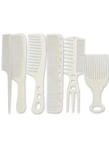 Aimeisi Multifunctional Hair Comb Set  6 Pcs Durable Styling Combs for Medium to Long Hair