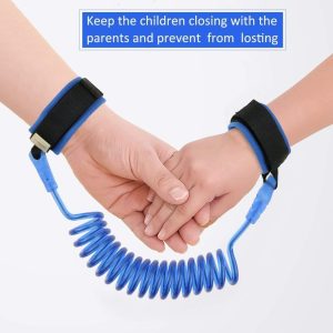 Baby Anti-Lost Wrist Strap Safety Harness for Toddlers & Kids Adjustable Hand Link with 360° Rotation