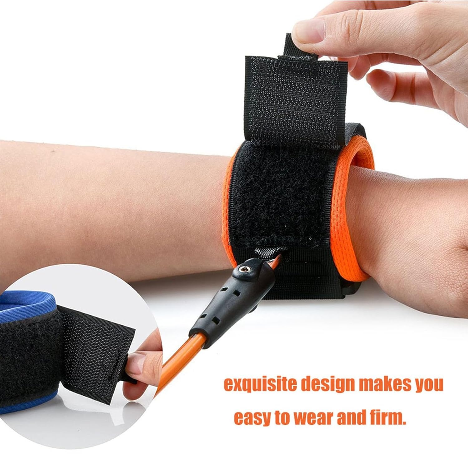 Baby Anti-Lost Wrist Strap Safety Harness for Toddlers & Kids Adjustable Hand Link with 360° Rotation - Image 2