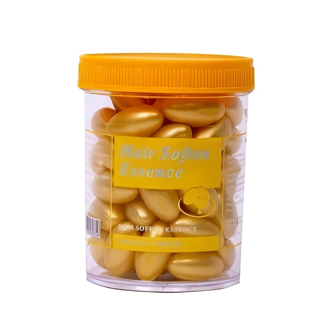Hair Soften Essence Capsules 60 Softgel Capsules for Nourishing, Hydrating & Softening Dry, Damaged & Frizzy Hair Oil-Based Formula for Shine - Image 2
