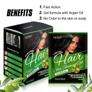 Hair Color Gel  Long-Lasting Natural Hair Dye with Smooth Coverage & Shine 250 ml