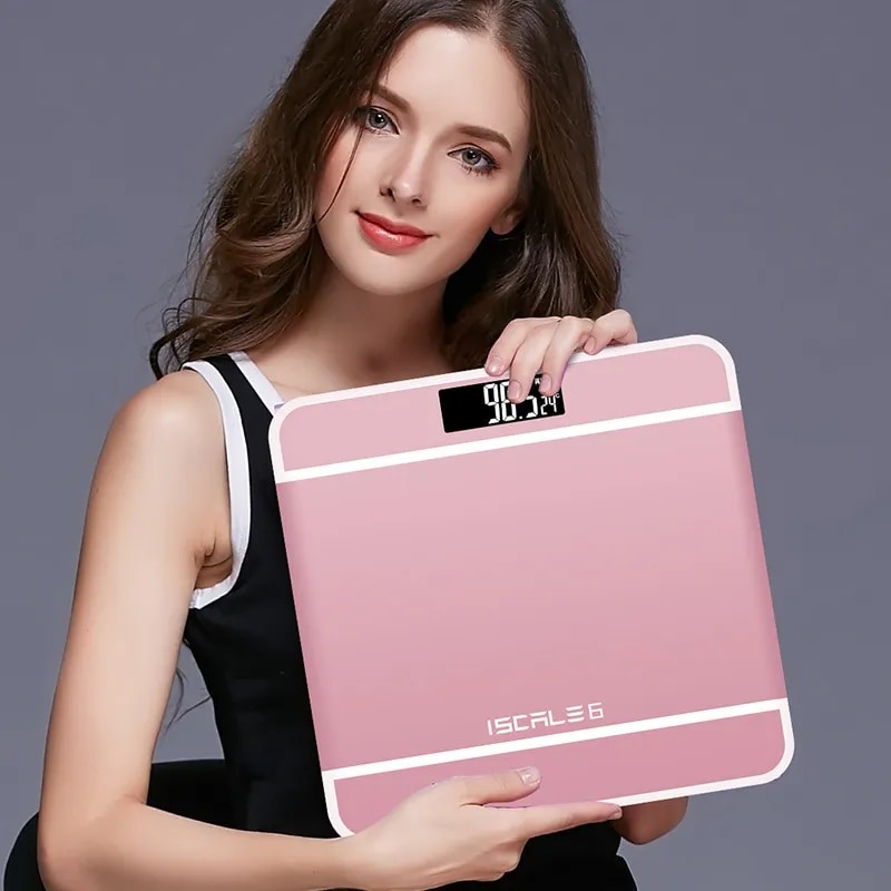 180kg Digital Body Weight Scale Precision Electronic Weighing Machine with High Accuracy, Cell Operated Bathroom & Personal Health Scale(Random Color) - Image 5