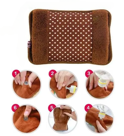 Electric Health And Safety Hot Water Bag rechargeable (random color) - Image 3