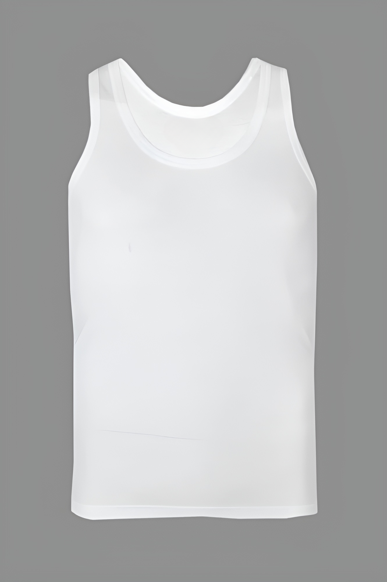 Pack of 2 Men under garment White banyan Round Neck Sleeveless Plain/Solid Undershirt/Vest Men's Under vests - Image 3