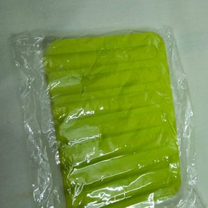 Silicone soap dish Drainer Tray (Green)
