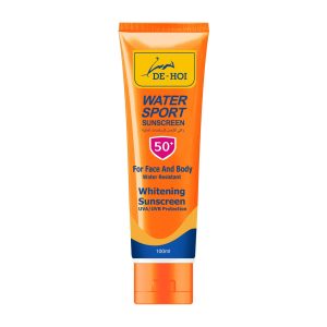 De-Hoi Water-Resistant Whitening & Moisturizer Sunblock Sunscreen | Sun Protection + Skin Brightening | Lightweight & Hydrating for Face & Body