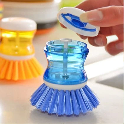 Mini Kitchen Liquid Dish Cleaning Brush - Image 4