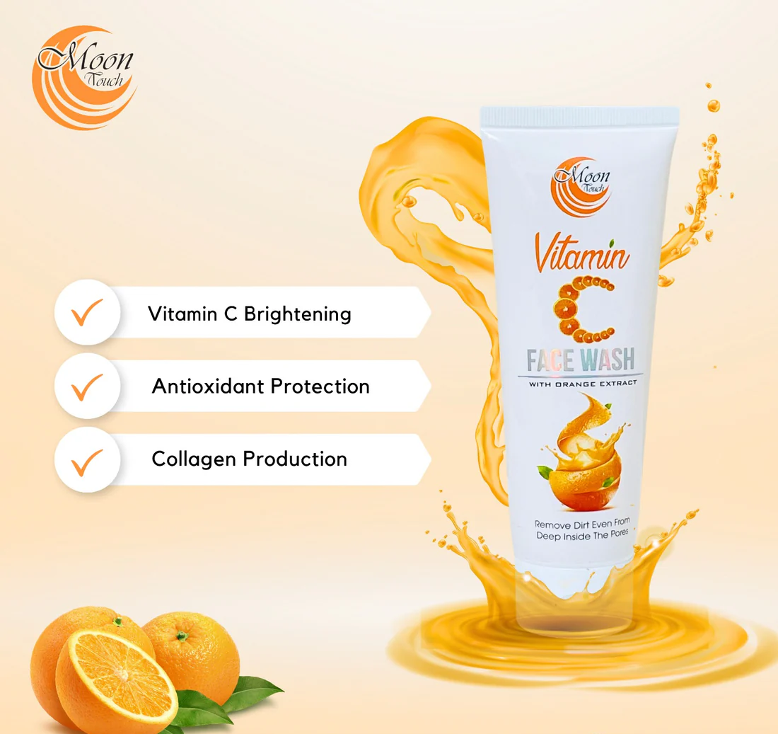 Vitamin C Face Wash + Vitamin C Face Serum (Pack of 2 ) - Image 3