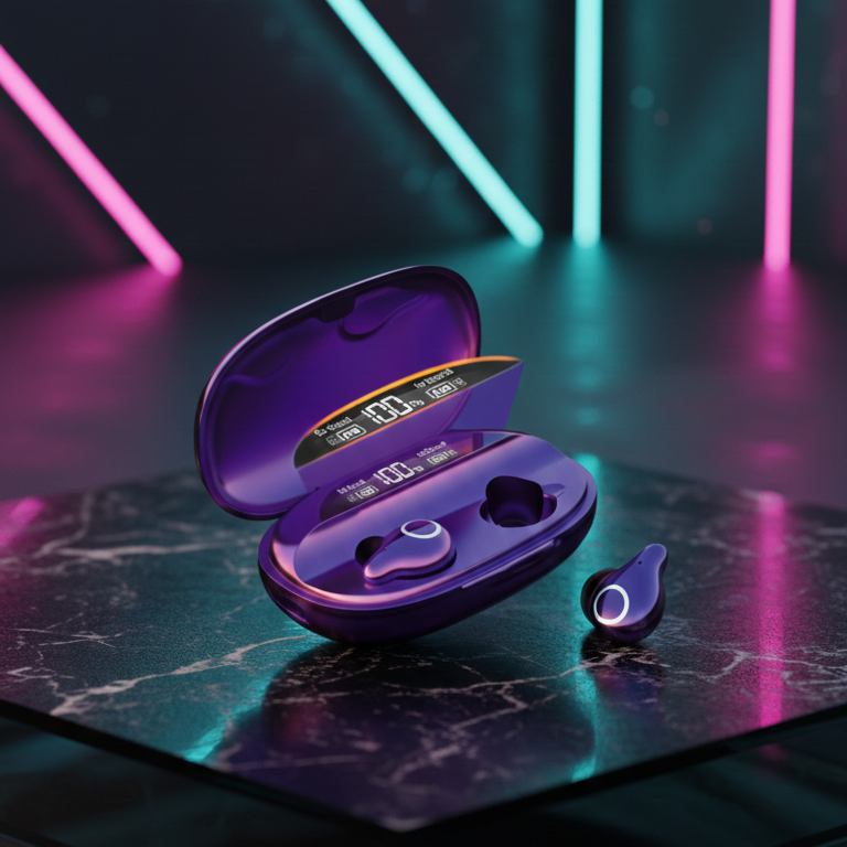 TWS K8/K8A True Wireless Stereo Earbuds: Mini Bluetooth 5.2/5.3 Headset for Sport and Daily Use. Featuring HD Sound Quality, Ergonomic Design - Image 2