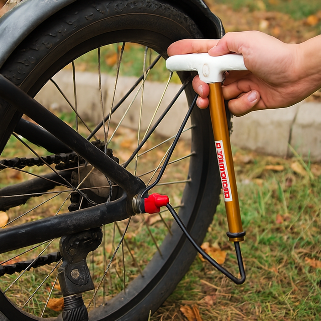 Portable Mini Hand Air Pump Compact & Durable Air Inflator for Bicycle, Car, Motorbike, Football, Basketball & Other Inflatables - Image 2