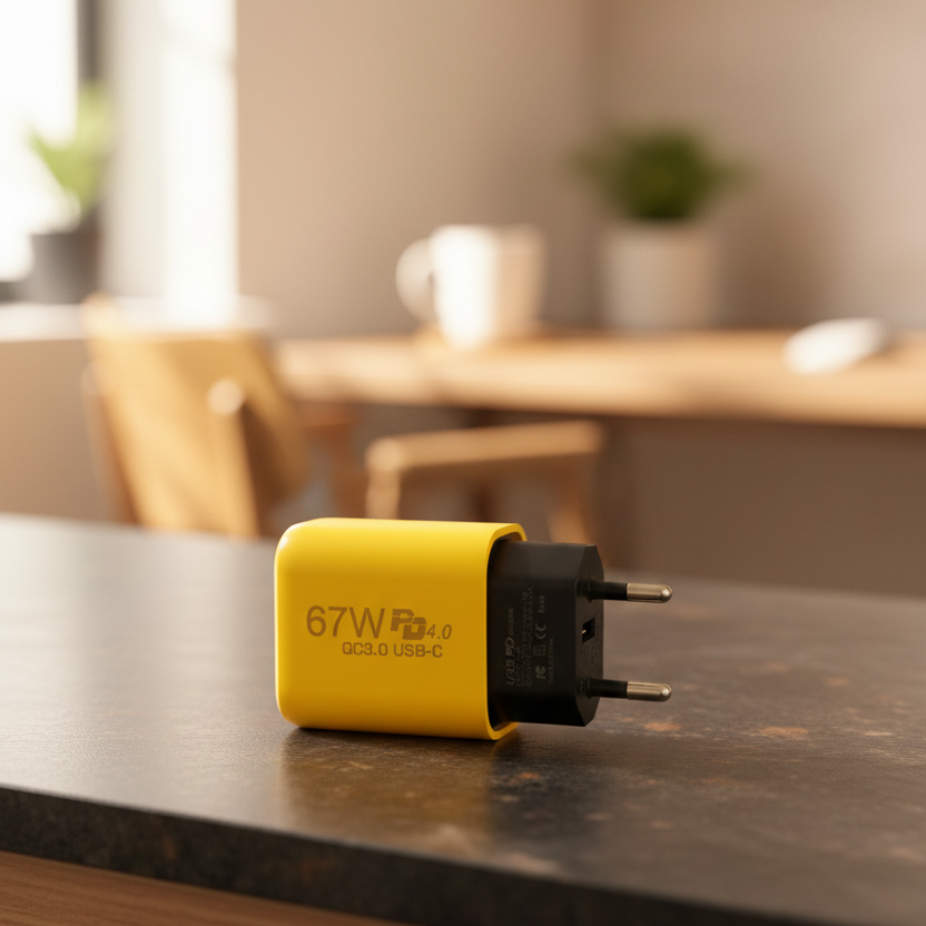 67W Pd 4.0 Qc3.0 Usb-C Fast Charger High-Speed Charging Adapter With Compact And Durable Design