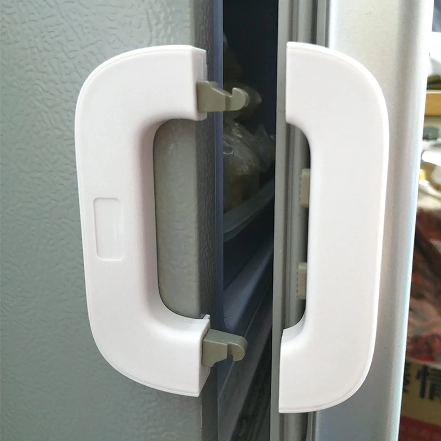 Child Safety Fridge Lock Self Adhesive Baby Proof Lock for Refrigerator, Cabinets & Drawers | Strong, Easy Installation - Image 3