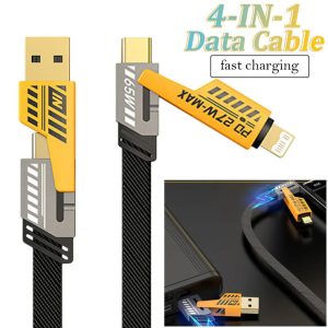 4-in-1 Multi USB Charging Cable  For IPhone and Type C