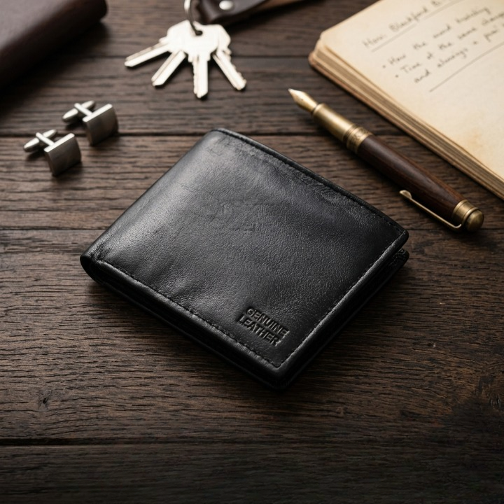 Premium Mens Wallet Slim Bifold Wallet for Men Stylish Durable Design Multiple Card Slots Secure Cash - Image 2