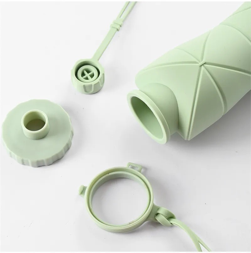 Silicon Foldable Bottle 600ml | Portable Travel Smart Water Bottle - Image 3