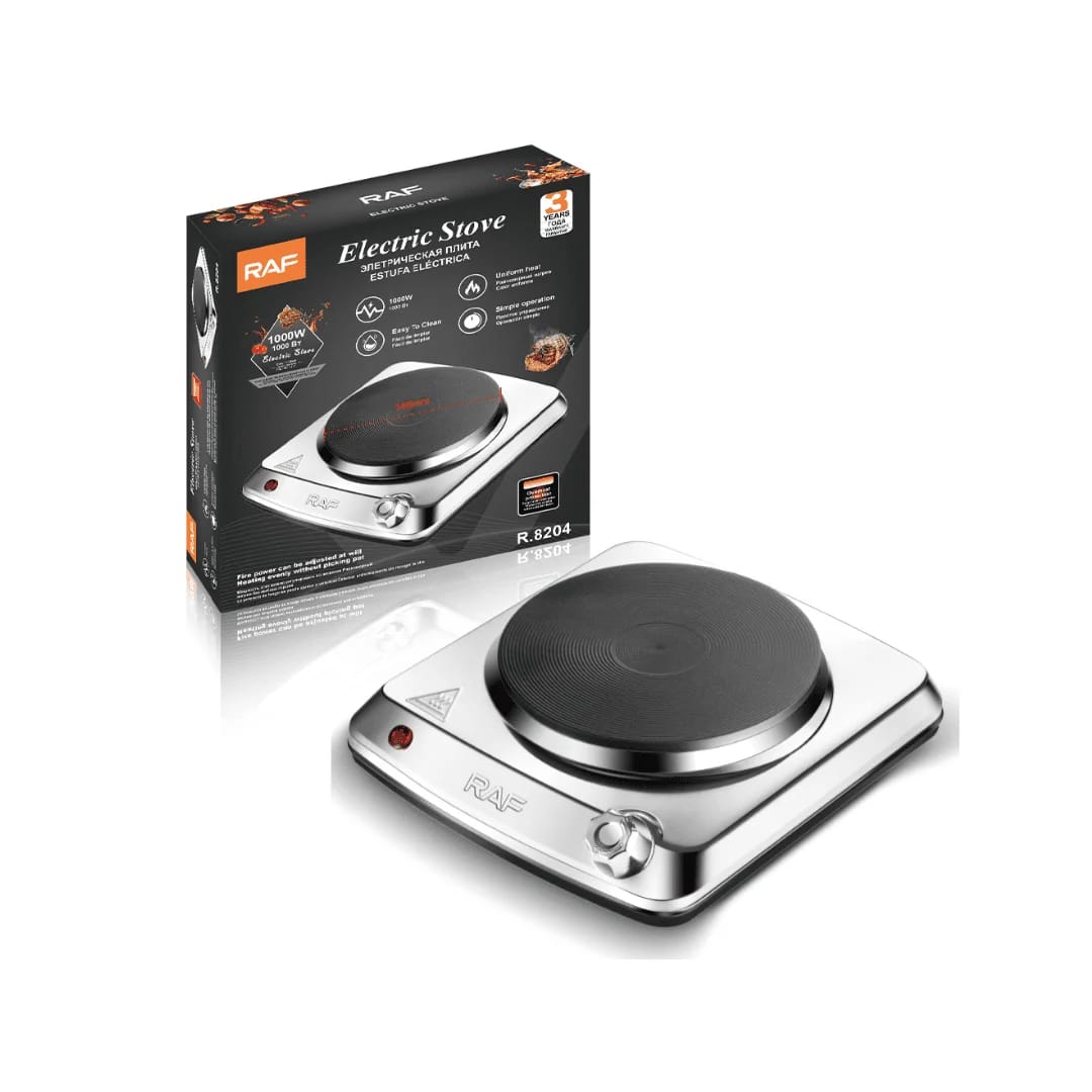 Electric Stove with Independent Controls, Overheat Protection, and Easy-to-Clean Design - Image 2