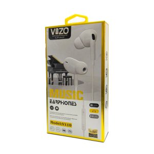 VIZO V110 Super Bass Hand free | Wired In Ear Phones for Men and Women