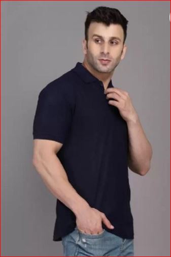 Men's Black Slim Fit Cotton Polo Shirt 180 GSM Plain Casual T-Shirt – Small to XL - Image 5
