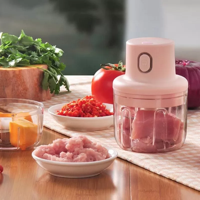 Single Bowl Electric Mini Grinder Food Chopper - Image 2