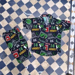 Pakistan Independence Day 2-Piece Outfit for Boys