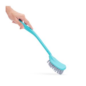 Royal Curved Toilet Brush with Ergonomic Handle  Durable Plastic Bathroom Cleaning Brush for Toilet Bowl & Washroom Cleaning