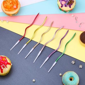 Curved Cake Candles | Pack of 6