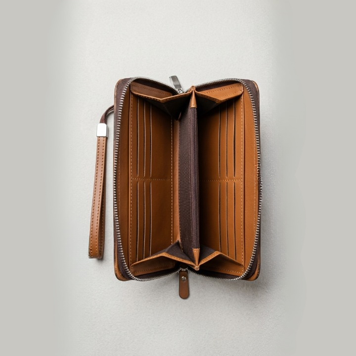 Kingro Premium Long Zipper Wallet with Phone Pocket Multi Card Holder Organizer for Men & Women - Image 3