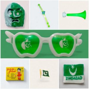 Pakistan Independence Day Party Sunglasses Set