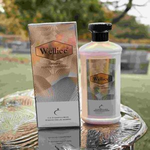 Wellice Collagen Perfume Shampoo  Strengthening Formula with Long-Lasting Fragrance for Smooth & Shiny Hair