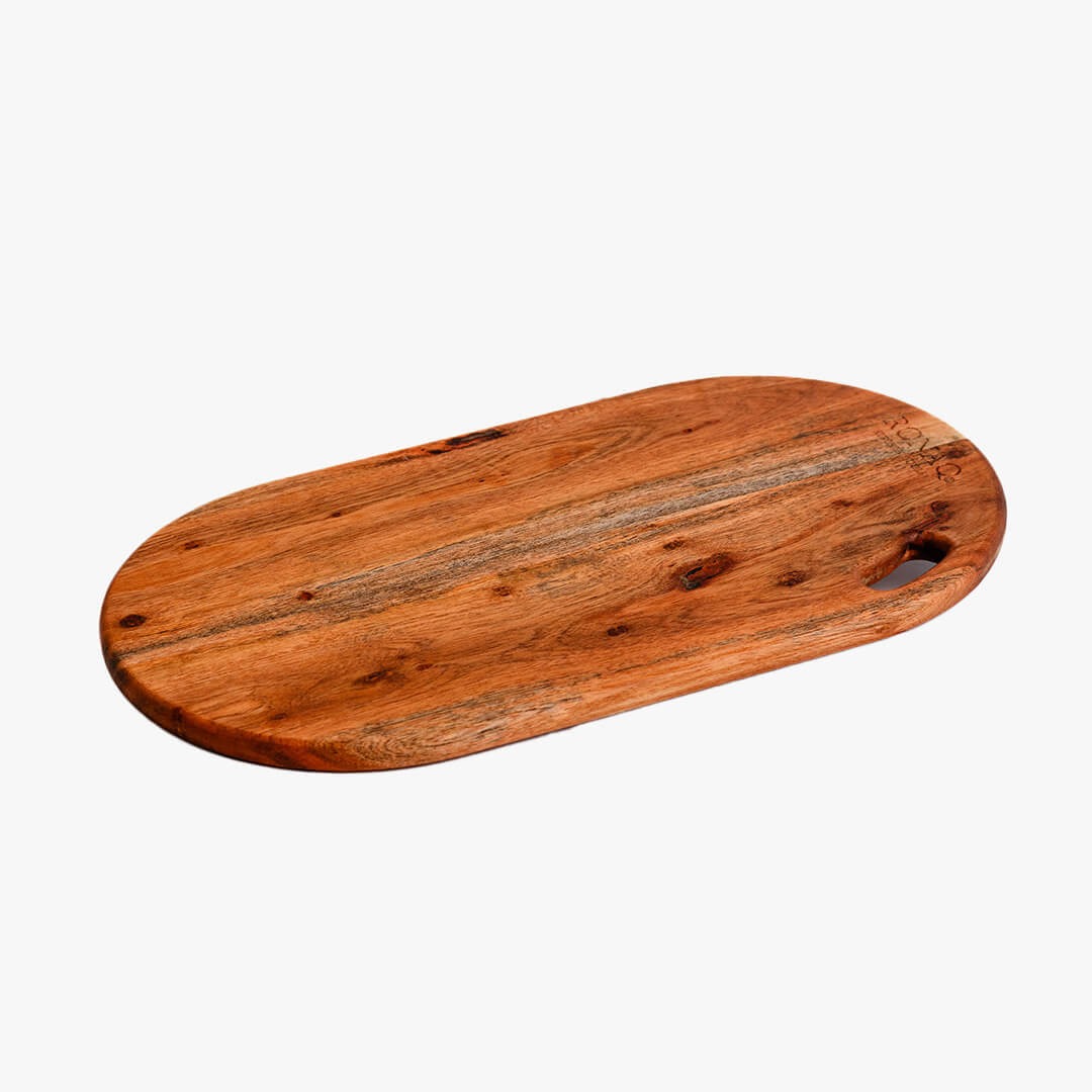 Premium Oblong Acacia Wood Chopping Board 17 x 9 x 2 Inches - Image 5