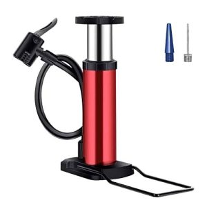 High Pressure Foot Air Pump  Heavy-Duty Mini Foot Pump for Bicycle, Ball, Scooter, Car & Inflatable Toys (Without Gauge) (Random Color)