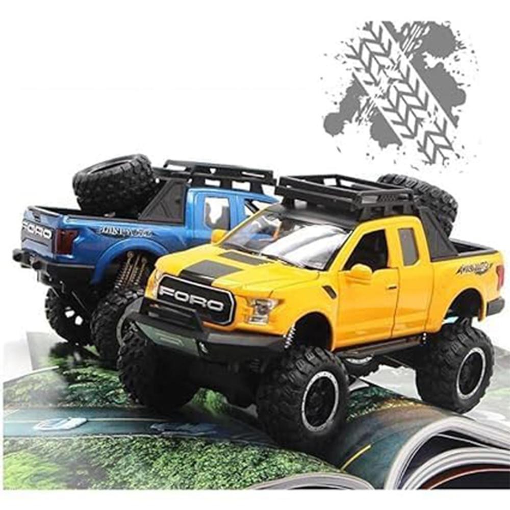 Ford F-150 Raptor Pickup Truck Toy Model With Touch Sensor Realistic, Durable, And Easy-To-Operate (Random Colors)