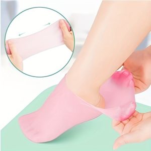 Silicone Gel Heel Socks for Cracked Heels(Multi Color)