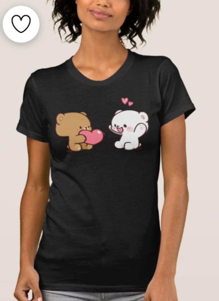 Women's Cute Bear Print Summer T-Shirt - Image 3