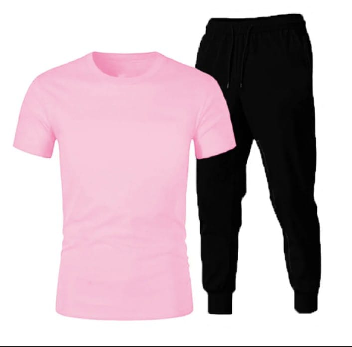 Women's 2-Piece Gym Wear Set with Round Neck T-Shirt - Image 4