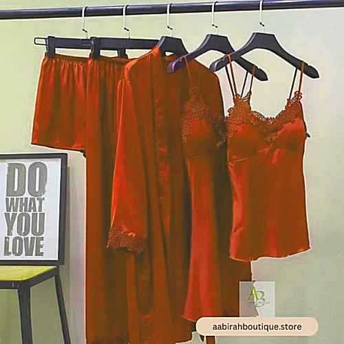 Women's 5-Piece Jersey Nightwear Set β Soft & Breathable Sleepwear - Image 2