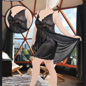 Imported Satin Lace Nighty for Women – Luxury Sleepwear | JE-105