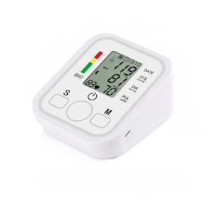 Digital Blood Pressure Monitor  Fully Automatic Upper Arm BP Machine with Heart Rate Detection, Accurate Readings, Easy-to-Use Home Health Device (Without Cell)