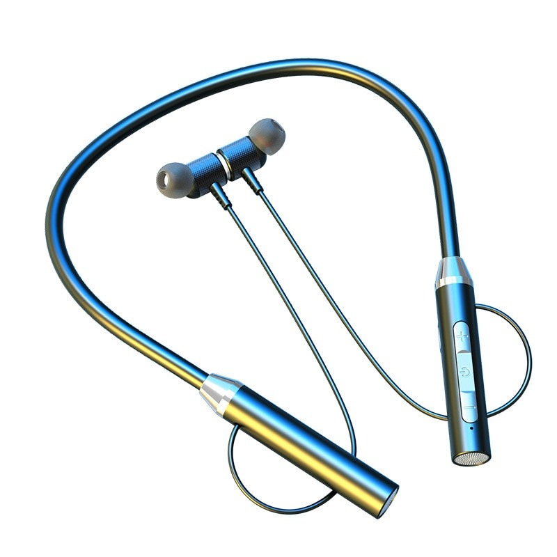 Universal Neckband Wireless Bluetooth Earphones | Long Battery Backup | Random Color - Image 2