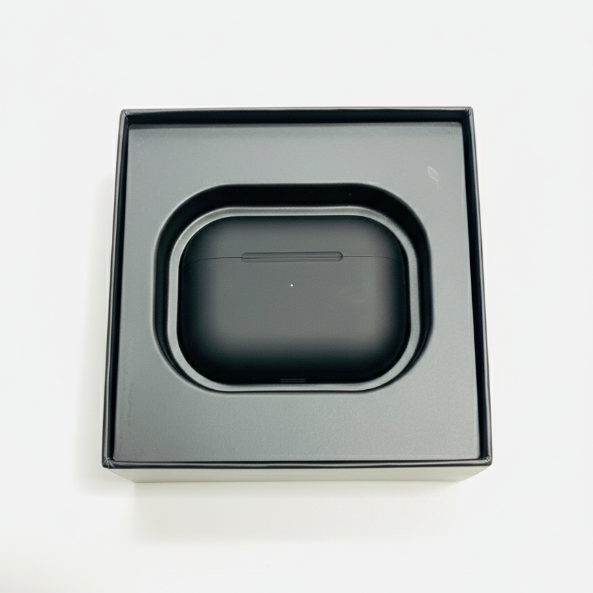 Apple Pro 2 BT Earbuds Wireless Earphones with Buzzar, Volume Control & Wireless Charging Case - Image 4
