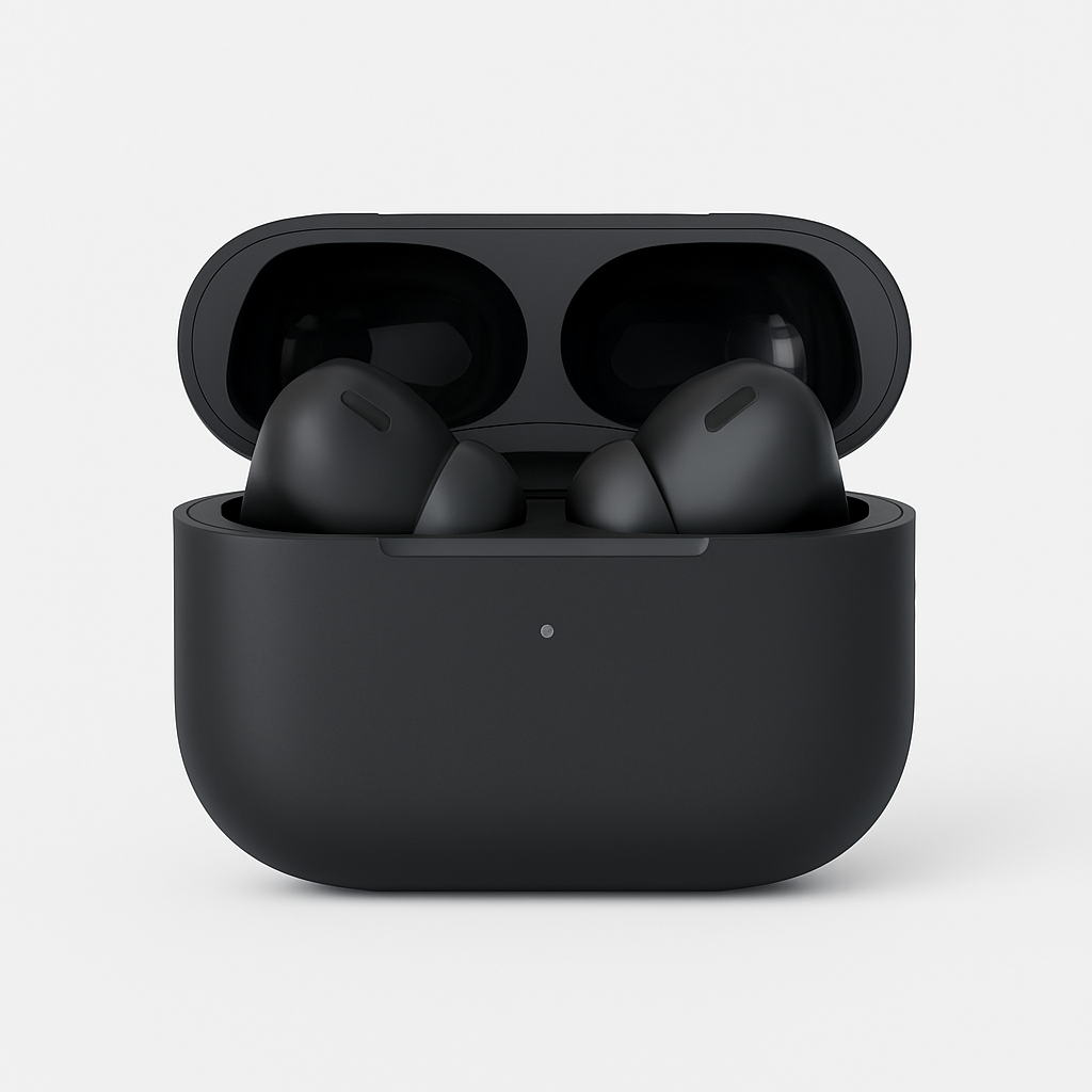 Apple Pro 2 BT Earbuds Wireless Earphones with Buzzar, Volume Control & Wireless Charging Case