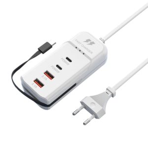PD 66W USB Fast Charger with Type-C Cable 5.1A High-Speed Charging Adapter