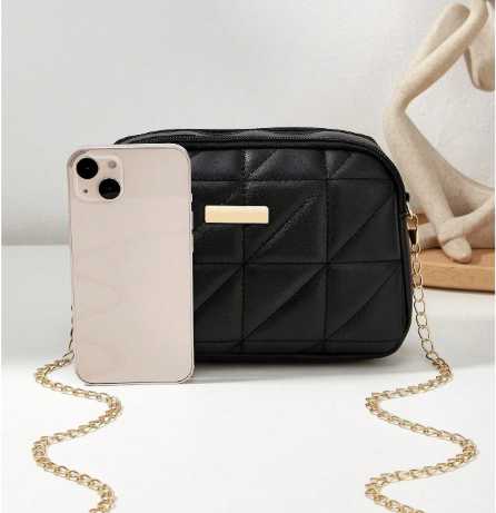 Tiny Teen Triangle Beige Crossbody Bag for Girls – Stylish Mini Shoulder Sling Bag | Lightweight Fashion Handbag - Image 2