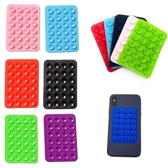 Silicone Phone Holder one side sticker and one side suction cups - Image 2