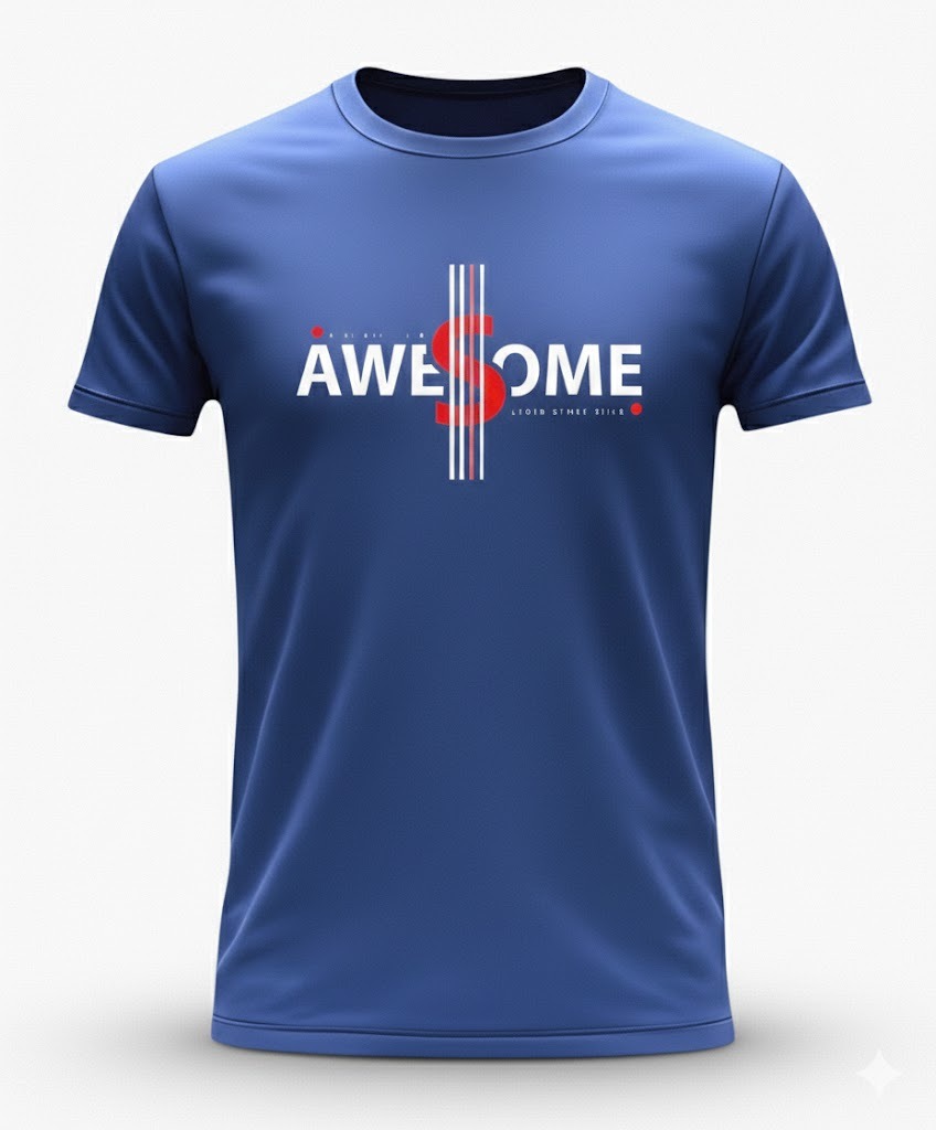 Summer DTF Printed T-Shirt for Men(Multi Color) - Image 4
